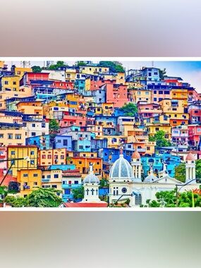 Concord Puzzle 550-piece jigsaw puzzle Santa Anna Hill District in Guayaquil